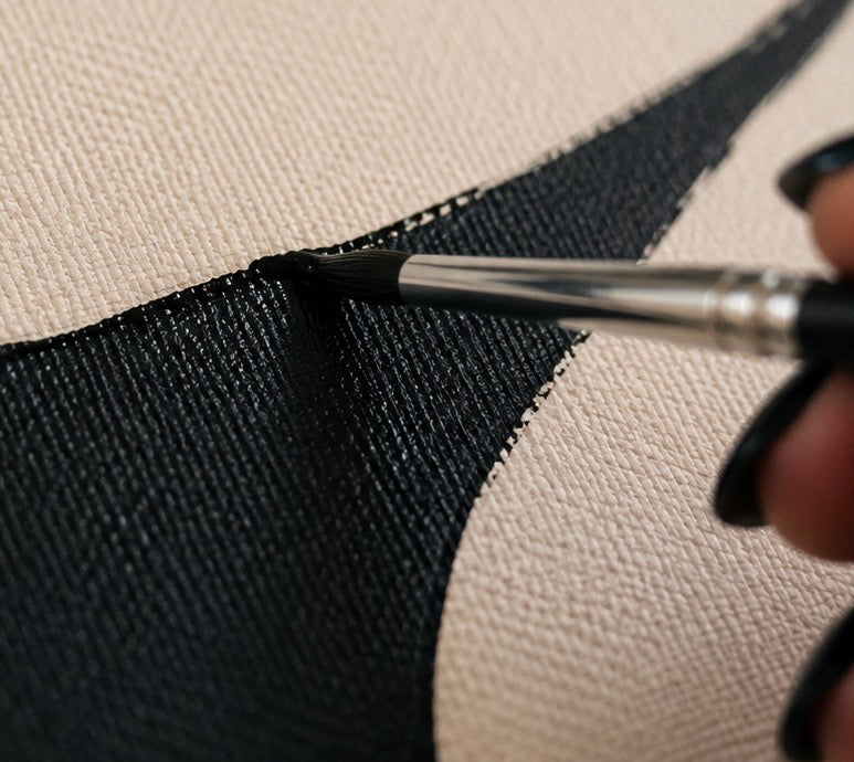 The Ritual | Luxury Black Stencil Pop Art Canvas