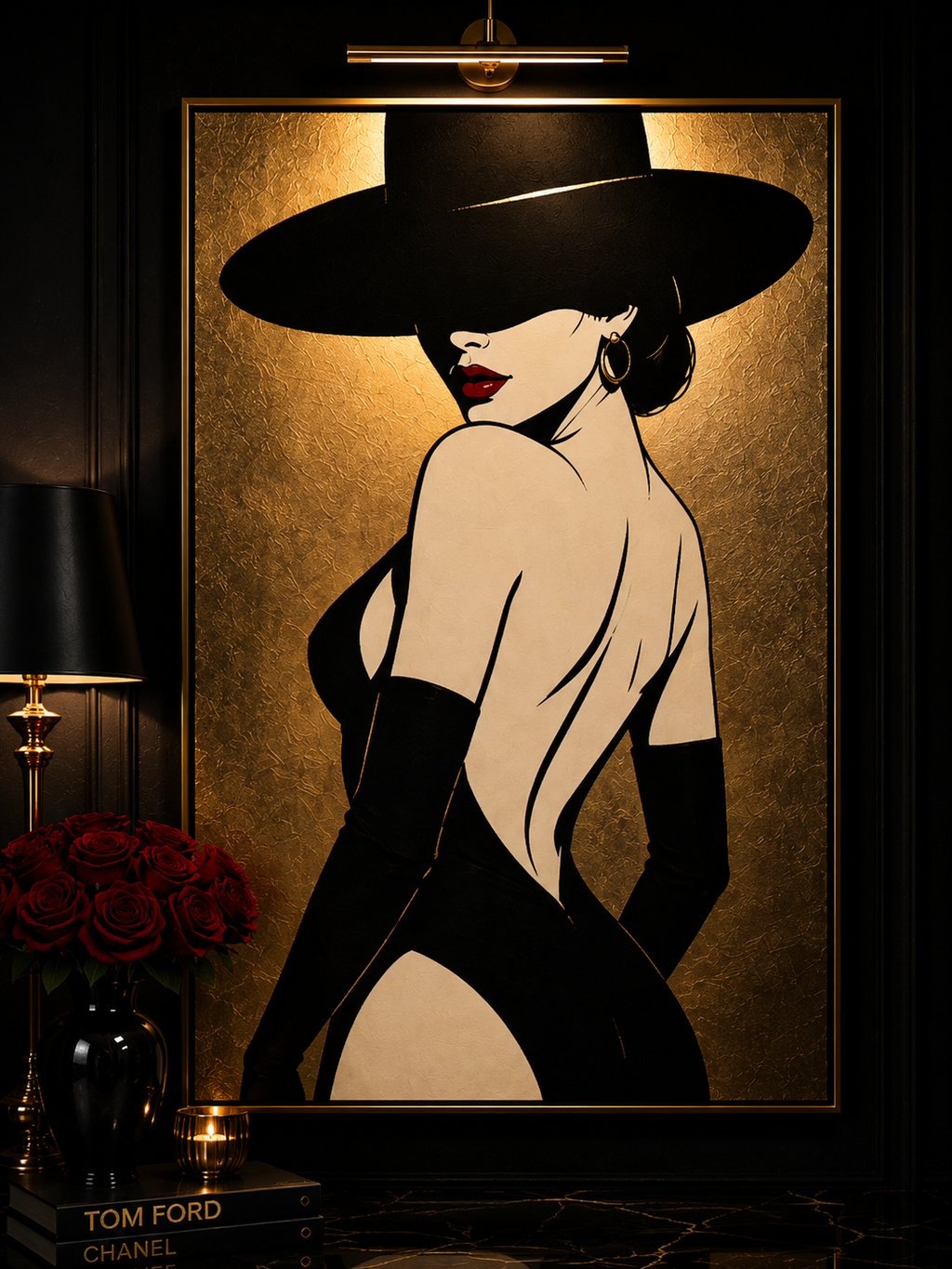 The Temptress | Original Hand-Painted Luxury Canvas
