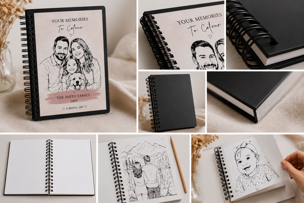 Personalised Colouring Book | Hand Drawn from Your Photos