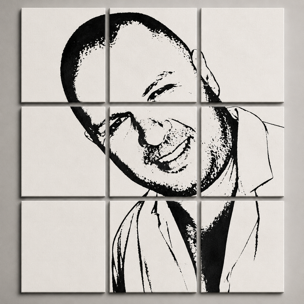 Personalised 9 Panel Wall Art