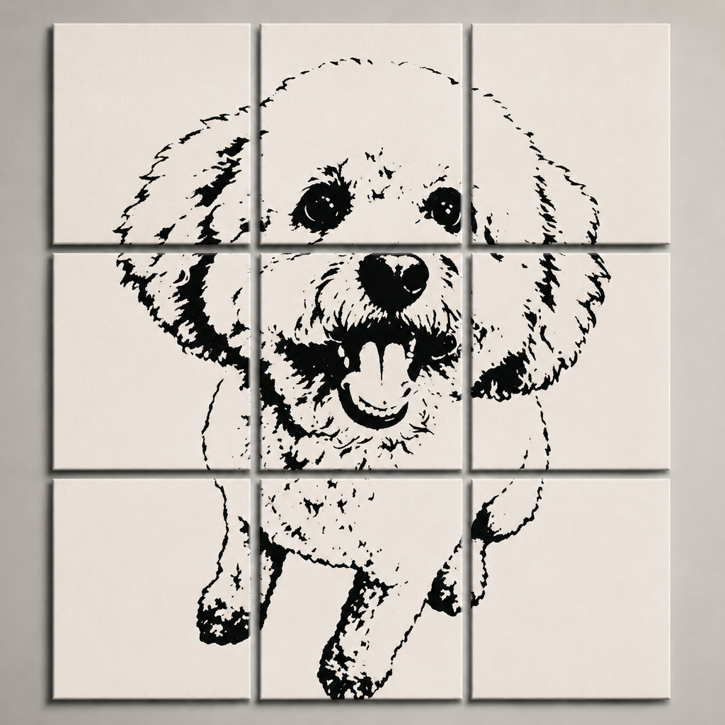 Personalised 9 Panel Wall Art