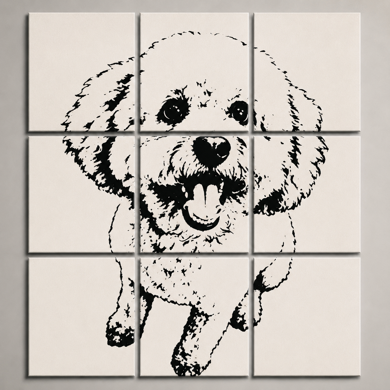 Personalised 9 Panel Wall Art