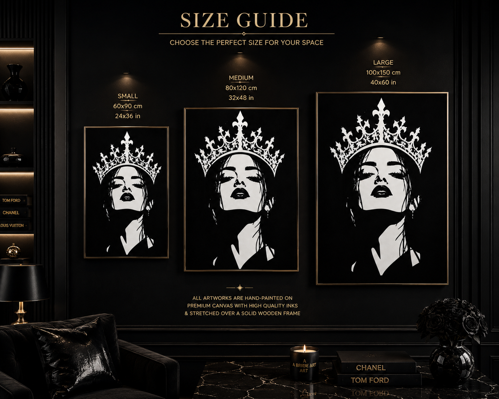 The Crown | Original Hand-Painted Luxury Pop Art Canvas